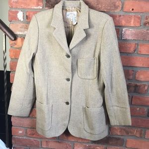Giorgio Armani Jeans Y2K‎ Wool Blazer Jacket Boxy Single Breast Lined Sport Coat